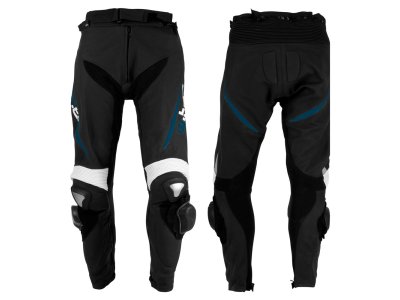 Pánské kožené moto kalhoty W-TEC Vector